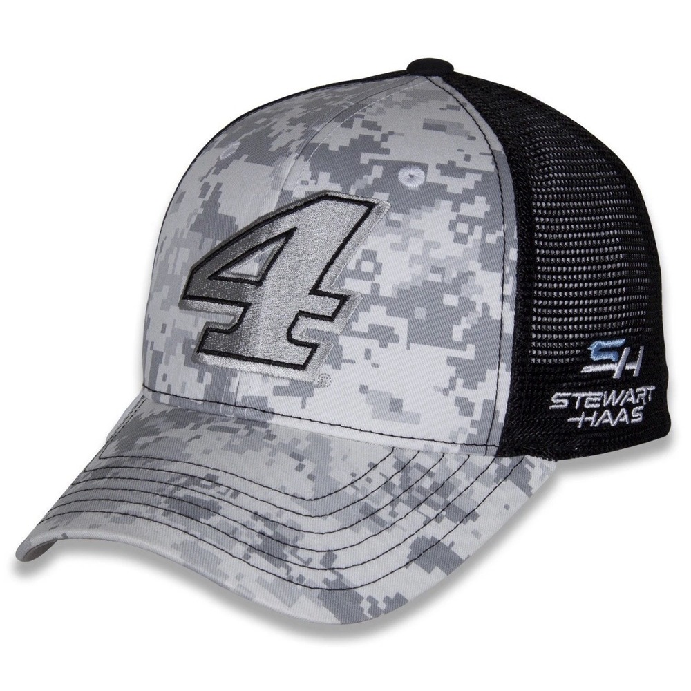 Men's Stewart-Haas Racing Team Collection Camo Josh Berry Digital Adjustable